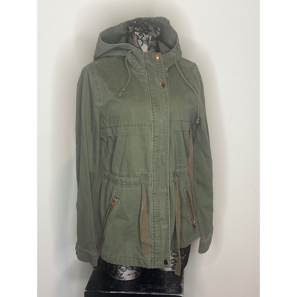 St John's Bay Zip Down Hoodie Women's Jacket Size Medium